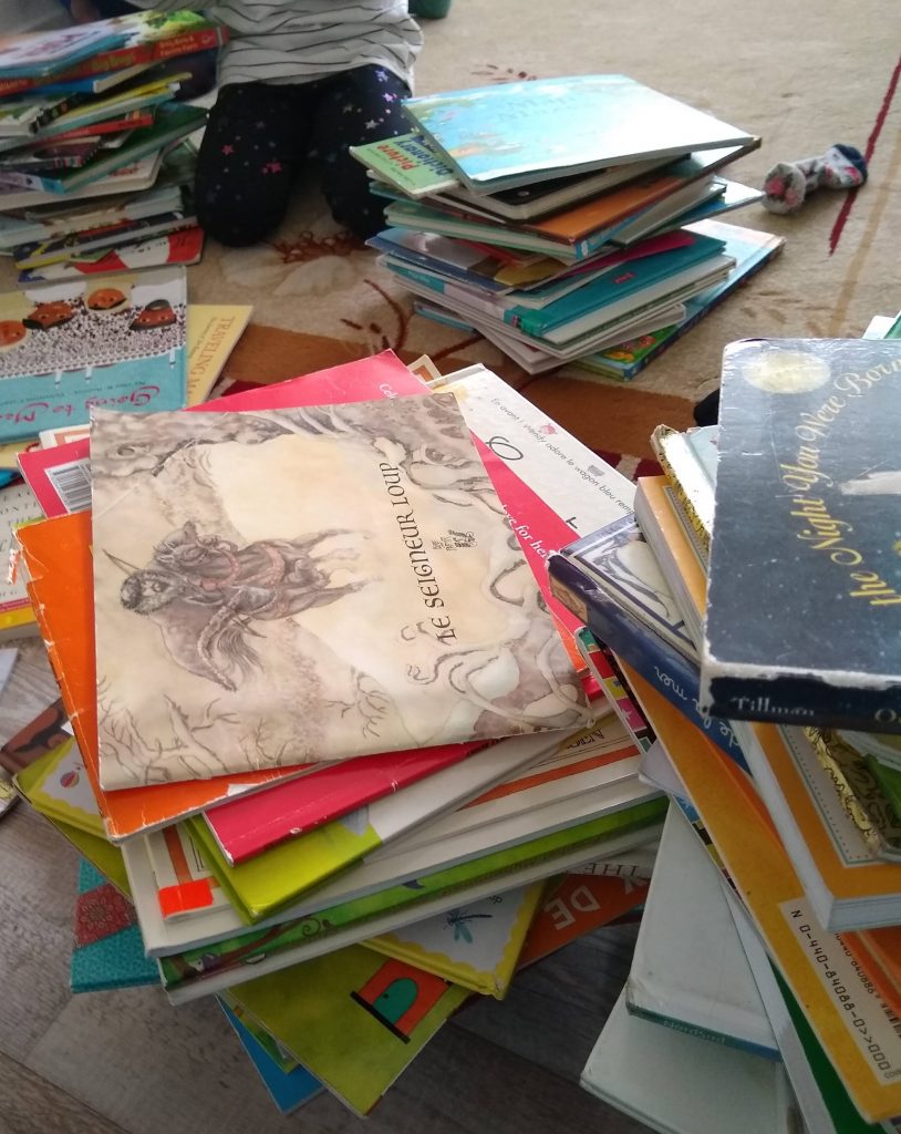 Stacks upon stacks of books