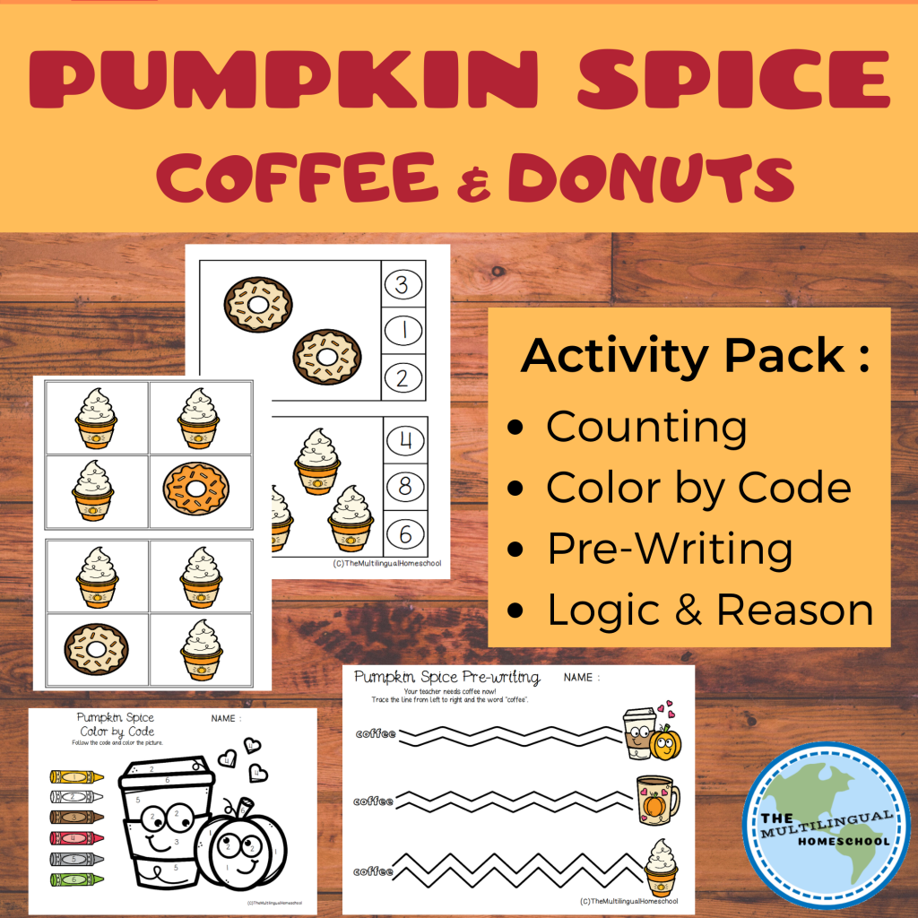 Fun Fall Activity Book - The Multilingual Home